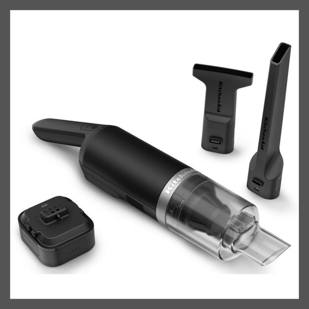 KitchenAid -  Go Cordless Kitchen Vacuum battery incl Black